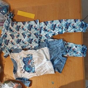 Disney stitch 2 pajamas set